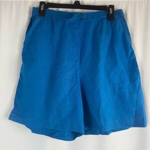 Westbound women  Blue Casual Shorts 100% linen